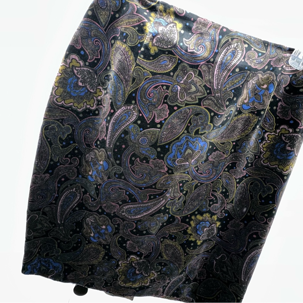 Ann Taylor Multicolor Paisley Pencil Skirt